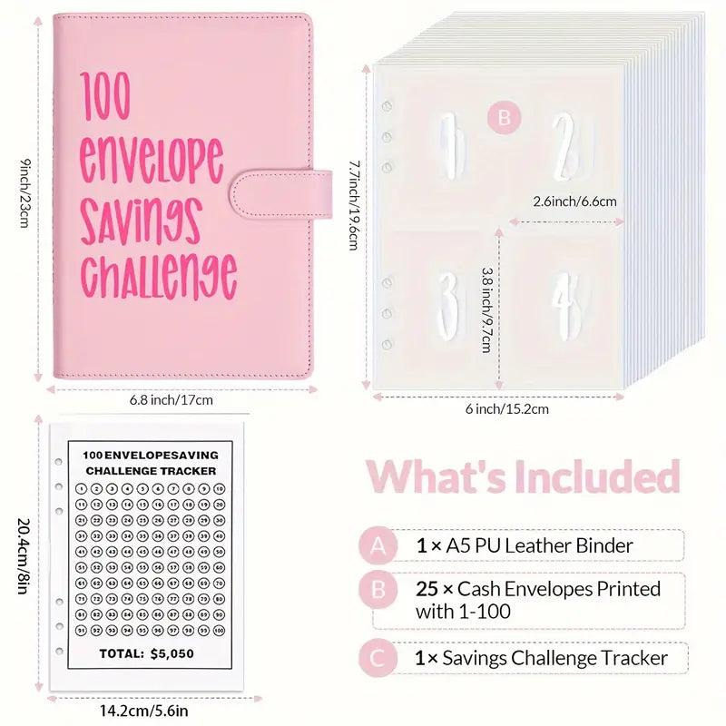Envelope Cash Stuffing Challenges Variety Sets