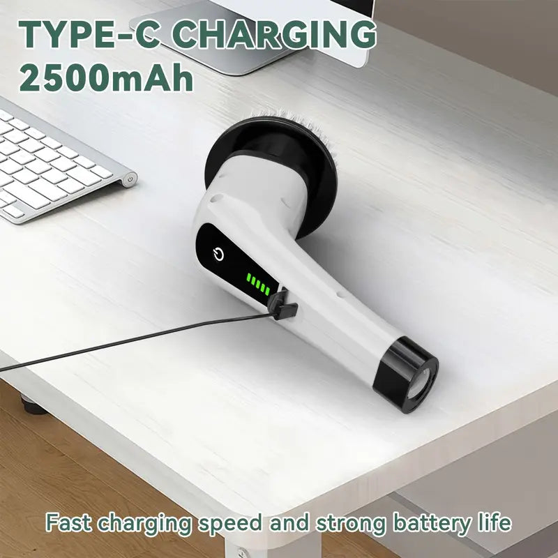 Multifunctional Electric Cleaning Brush w/ 8 Attachments