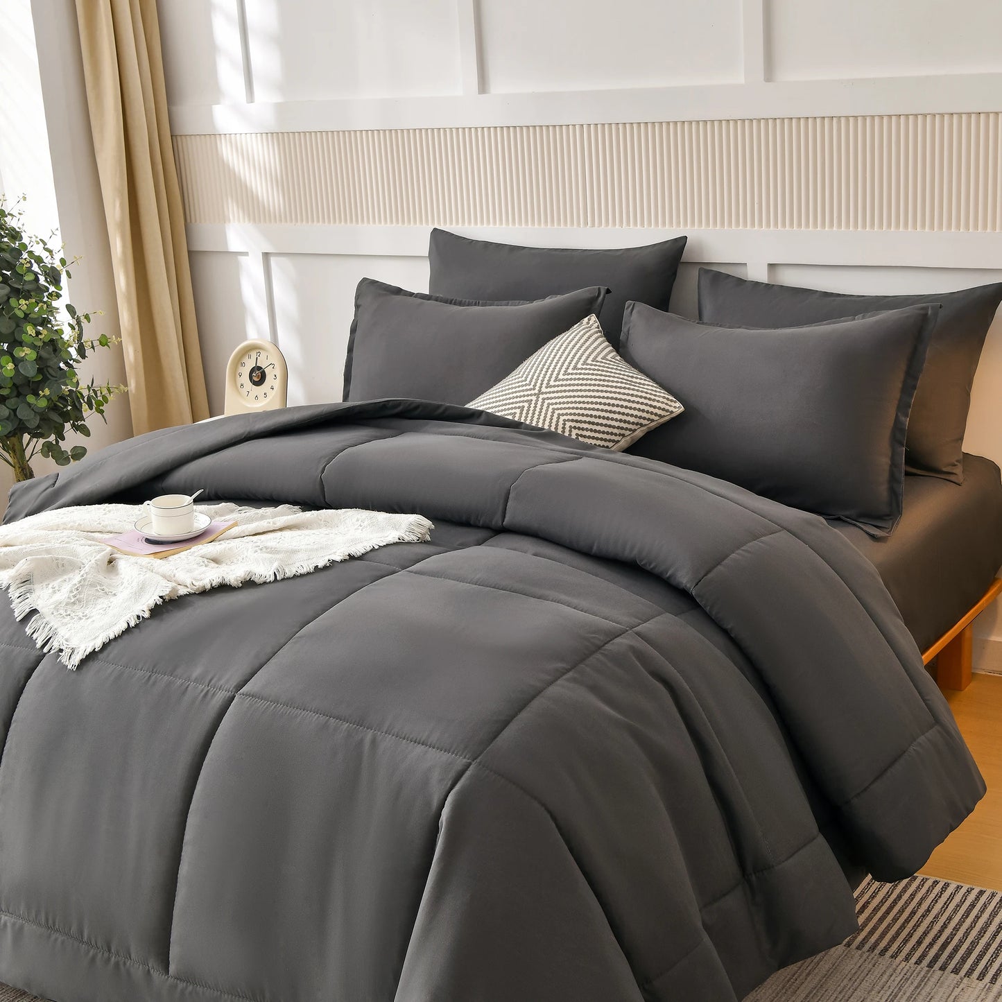 5pc & 7pc Bed in a Bag w/ Comforter Set