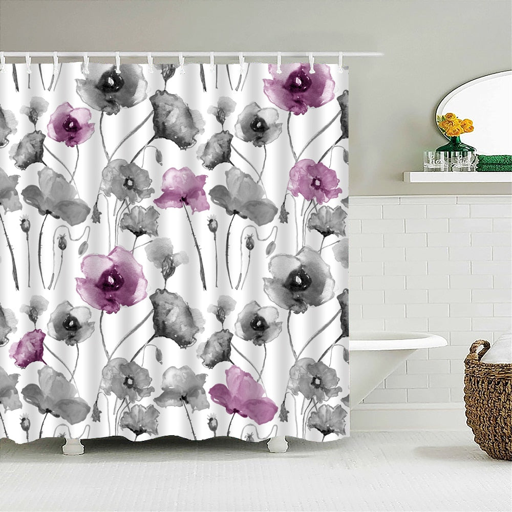 Waterproof Fabric Shower Curtains