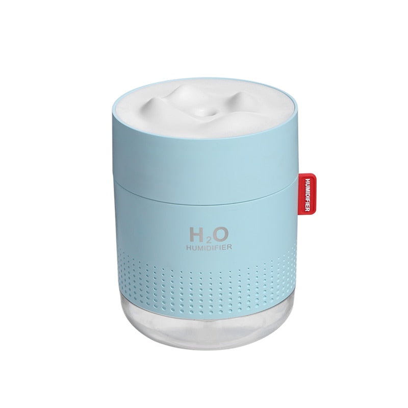 Large Capacity (17.5 fl oz) Ultrasonic Air Humidifier w/ Lamp