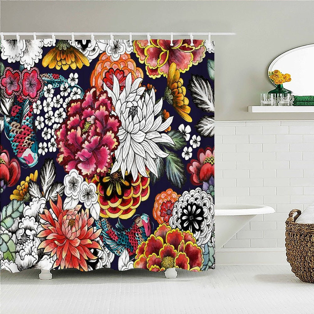 Waterproof Fabric Shower Curtains