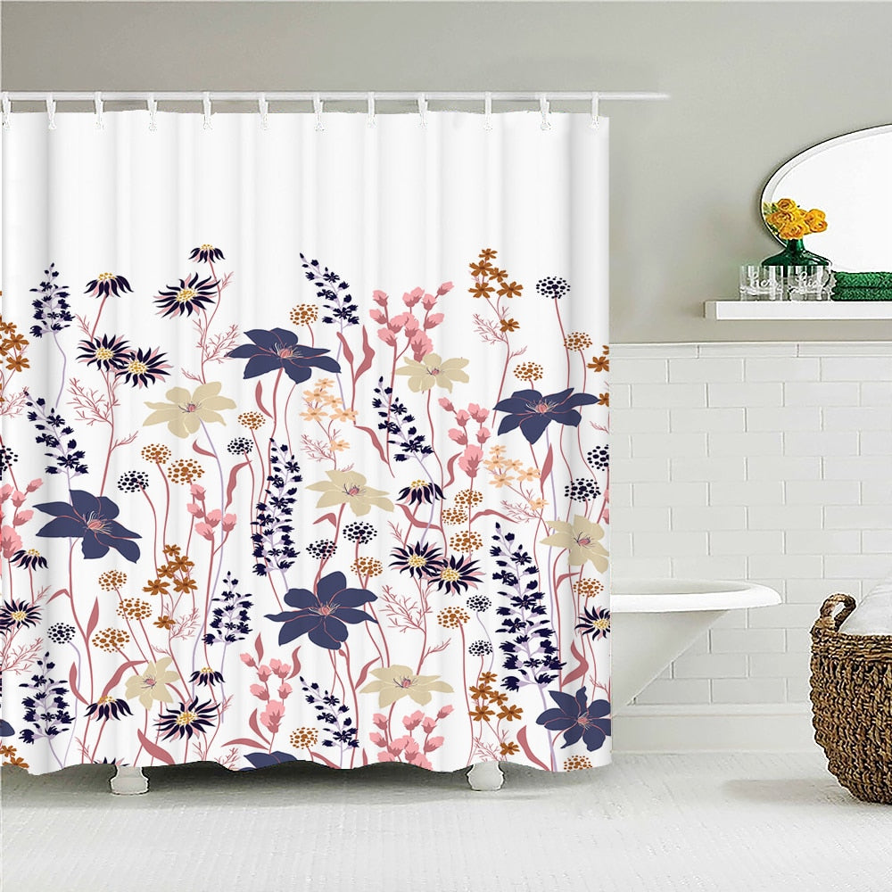 Waterproof Fabric Shower Curtains