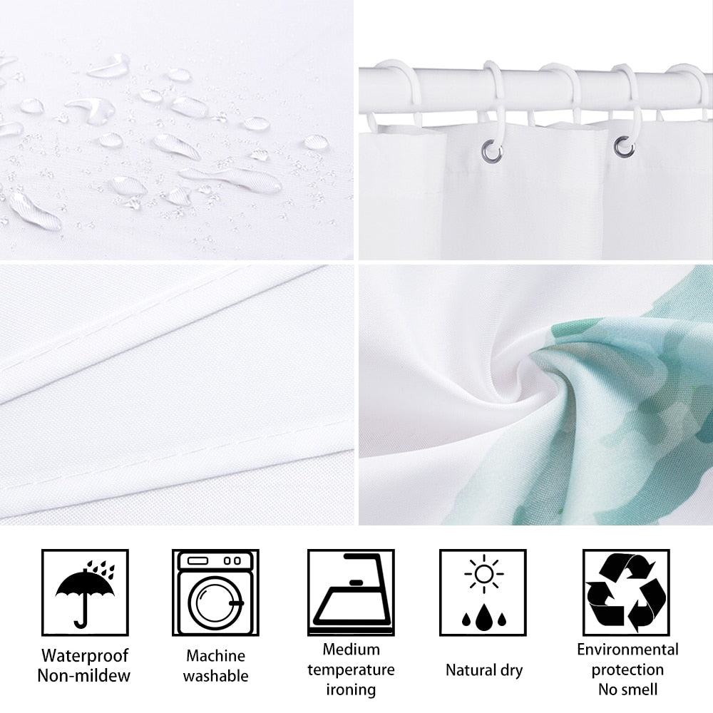 Waterproof Fabric Shower Curtains