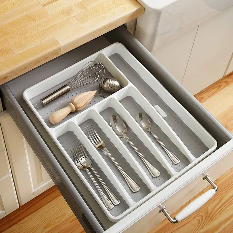Kitchen Cutlery Storage Tray