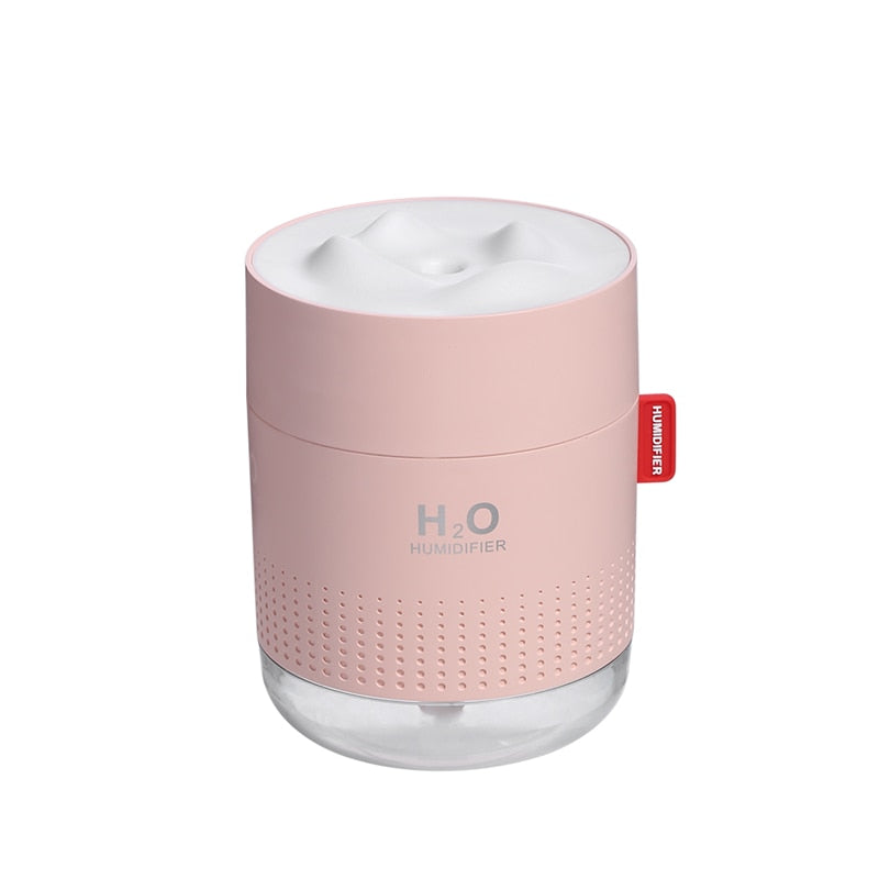Large Capacity (17.5 fl oz) Ultrasonic Air Humidifier w/ Lamp