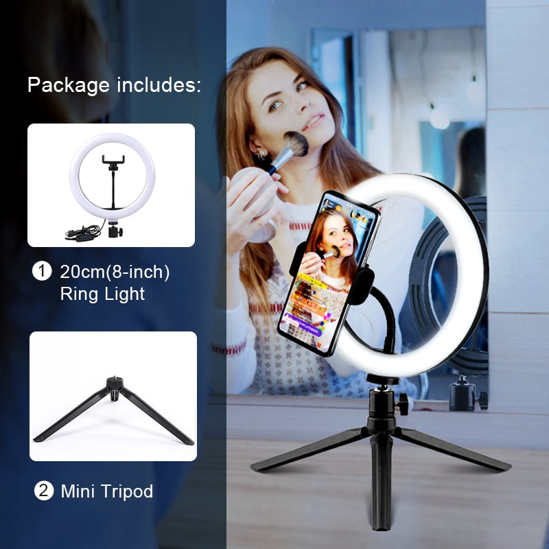 Ring Light w/ Optional Accessories