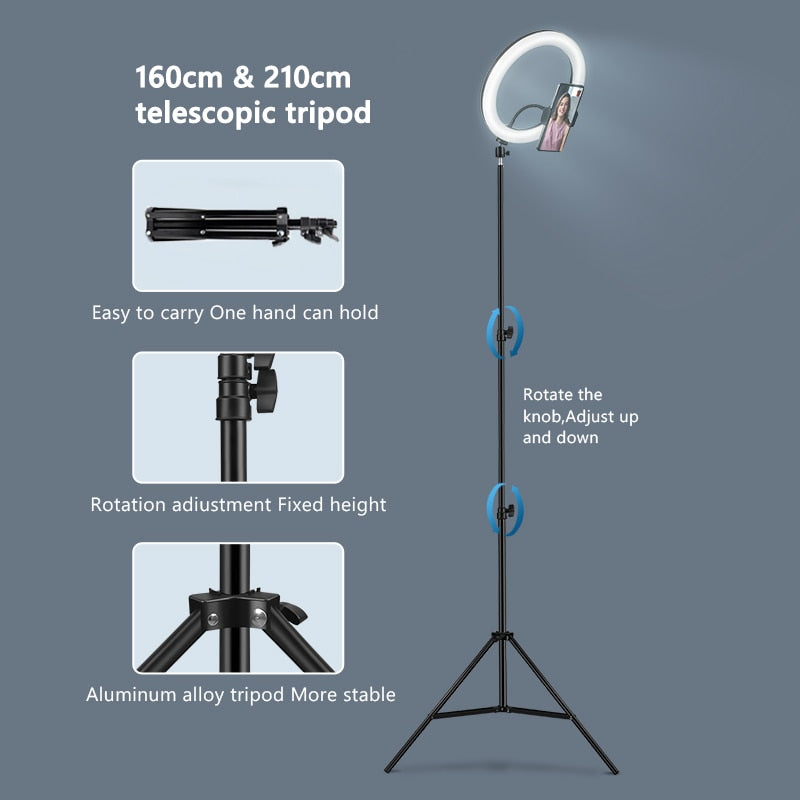 Ring Light w/ Optional Accessories
