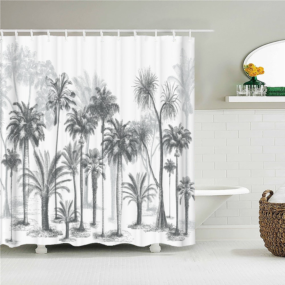 Waterproof Fabric Shower Curtains