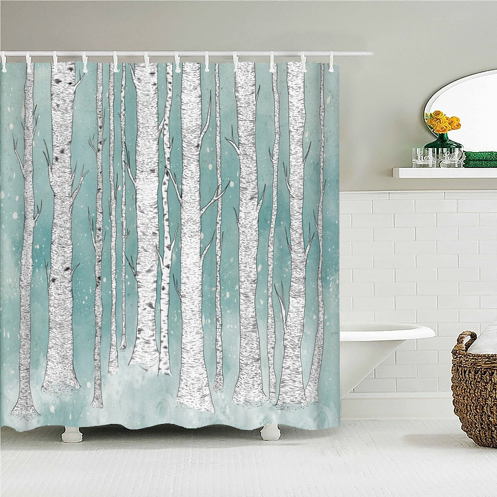 Waterproof Fabric Shower Curtains