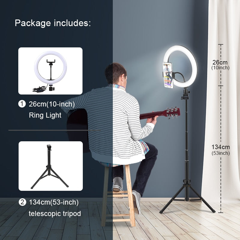 Ring Light w/ Optional Accessories