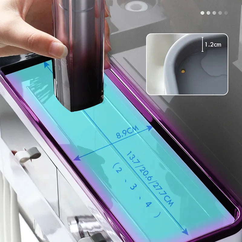 Toothbrush Holder Storage Box w/ Mouthwash Cup