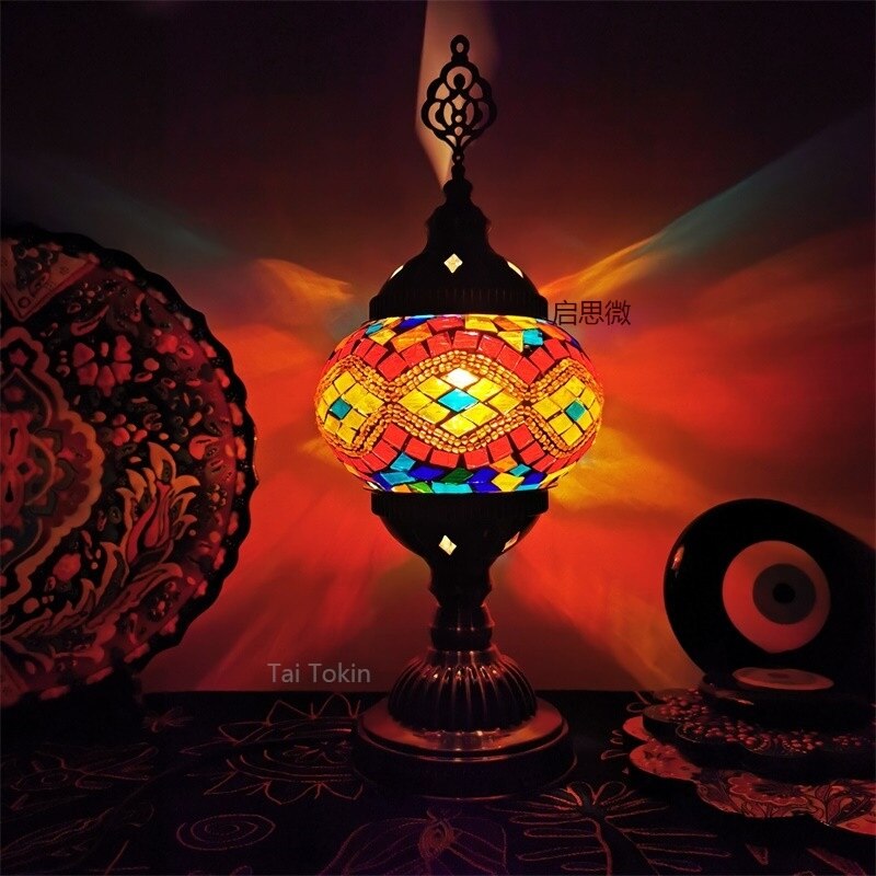 Lámparas artesanales de mosaico (Estilo 2)