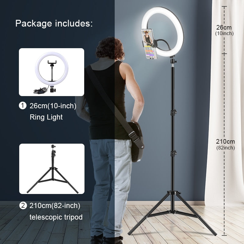 Ring Light w/ Optional Accessories