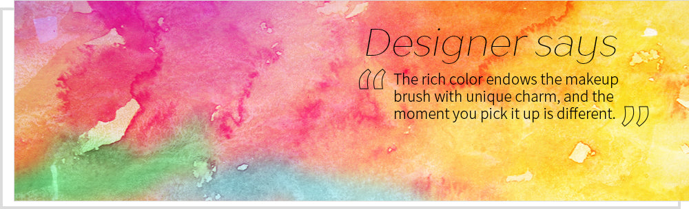 Colorful Makeup Brushes Set