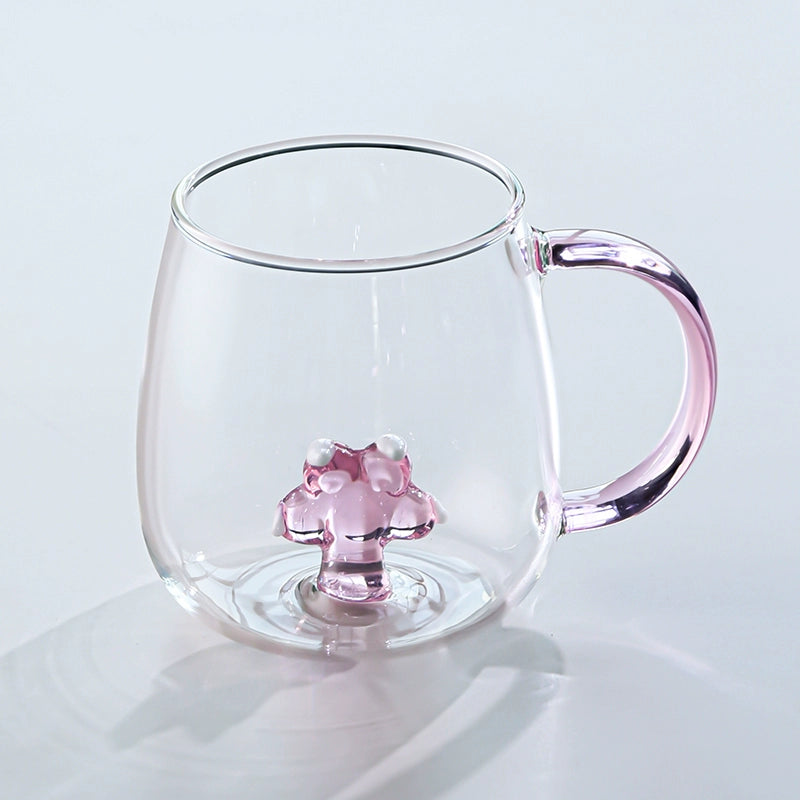 14fl oz 3D Animal Office Heat-Resistance Glass Mugs