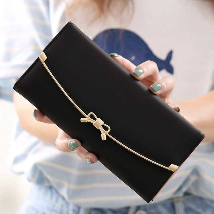 Lucky Hand-Held TriFold Long Wallet