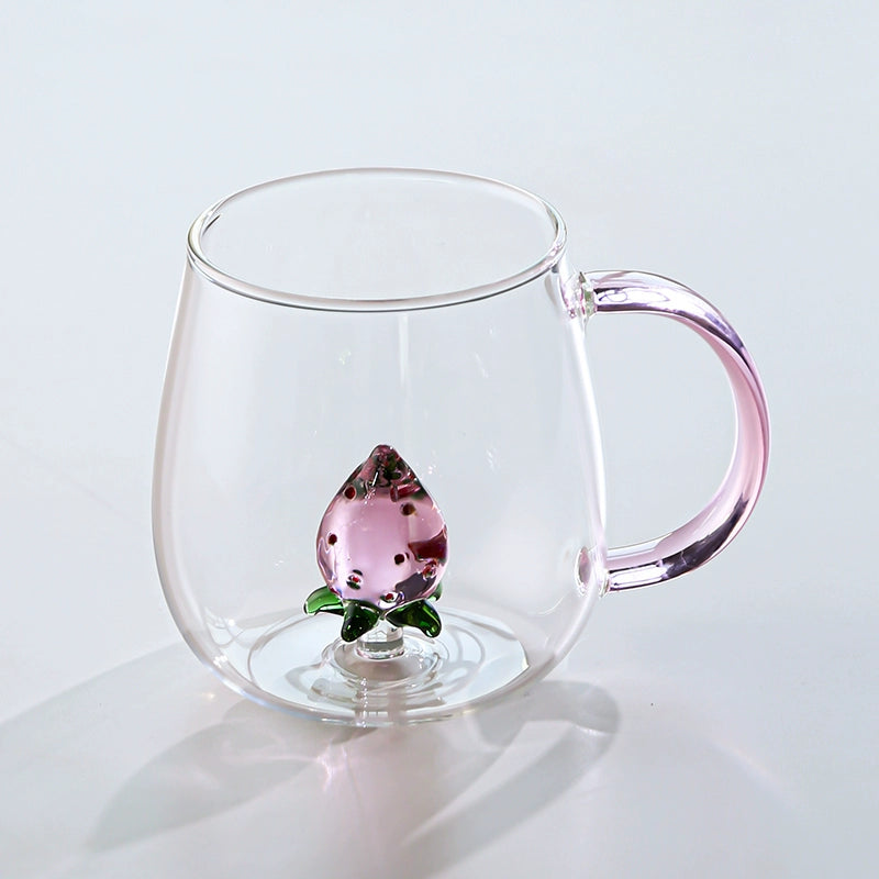 14fl oz 3D Animal Office Heat-Resistance Glass Mugs
