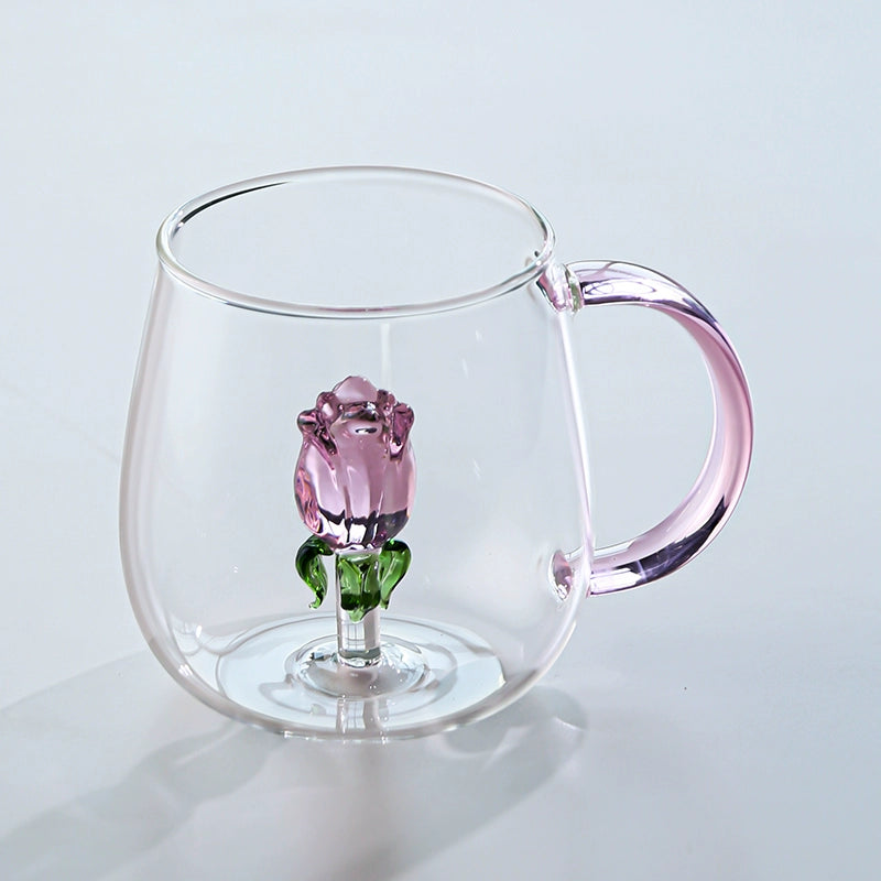 14fl oz 3D Animal Office Heat-Resistance Glass Mugs