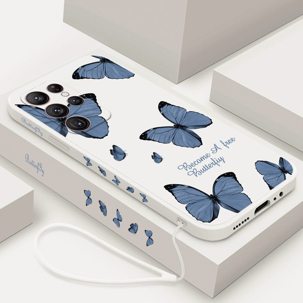 Butterfly Flower Case