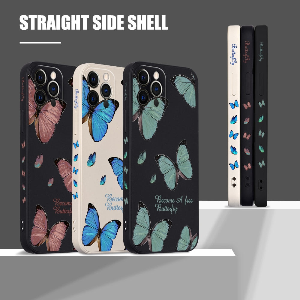 Butterfly Flower Case