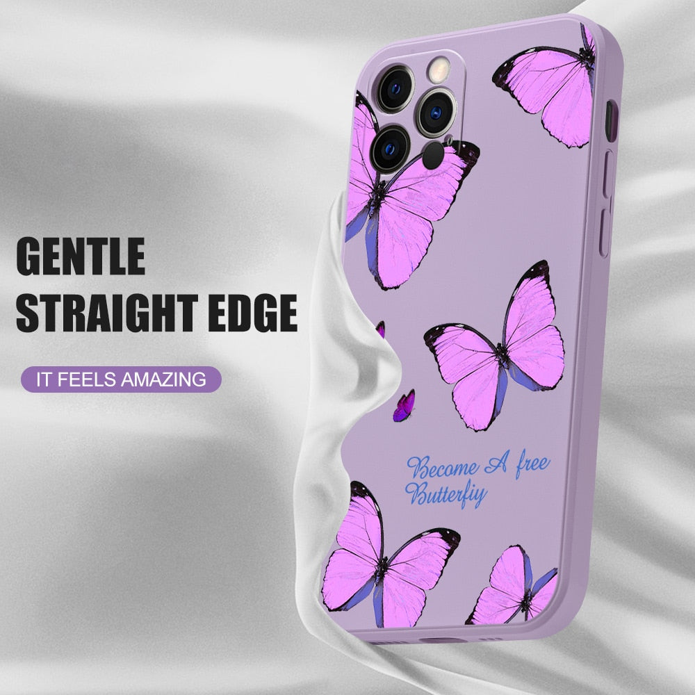 Butterfly Flower Case