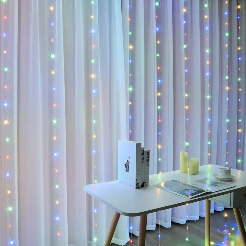 6M LED Garland Curtain Lights