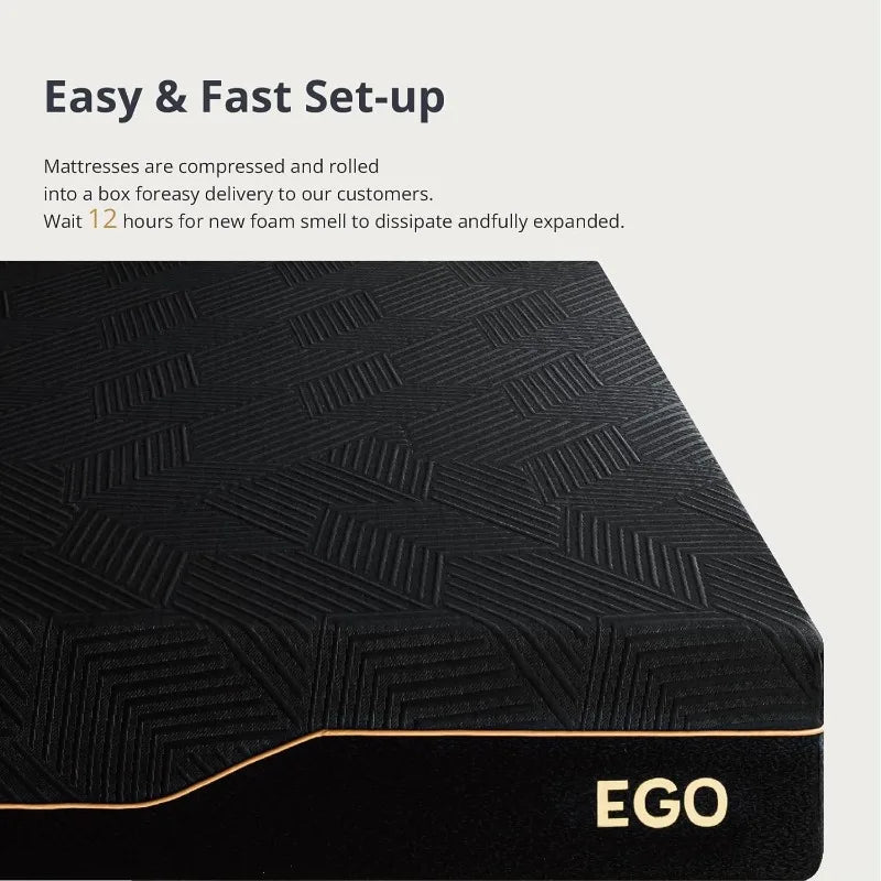 14in. Queen Memory Foam Mattress (CertiPUR-US Certified)