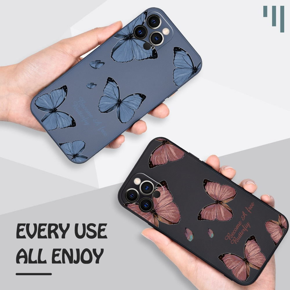 Butterfly Flower Case
