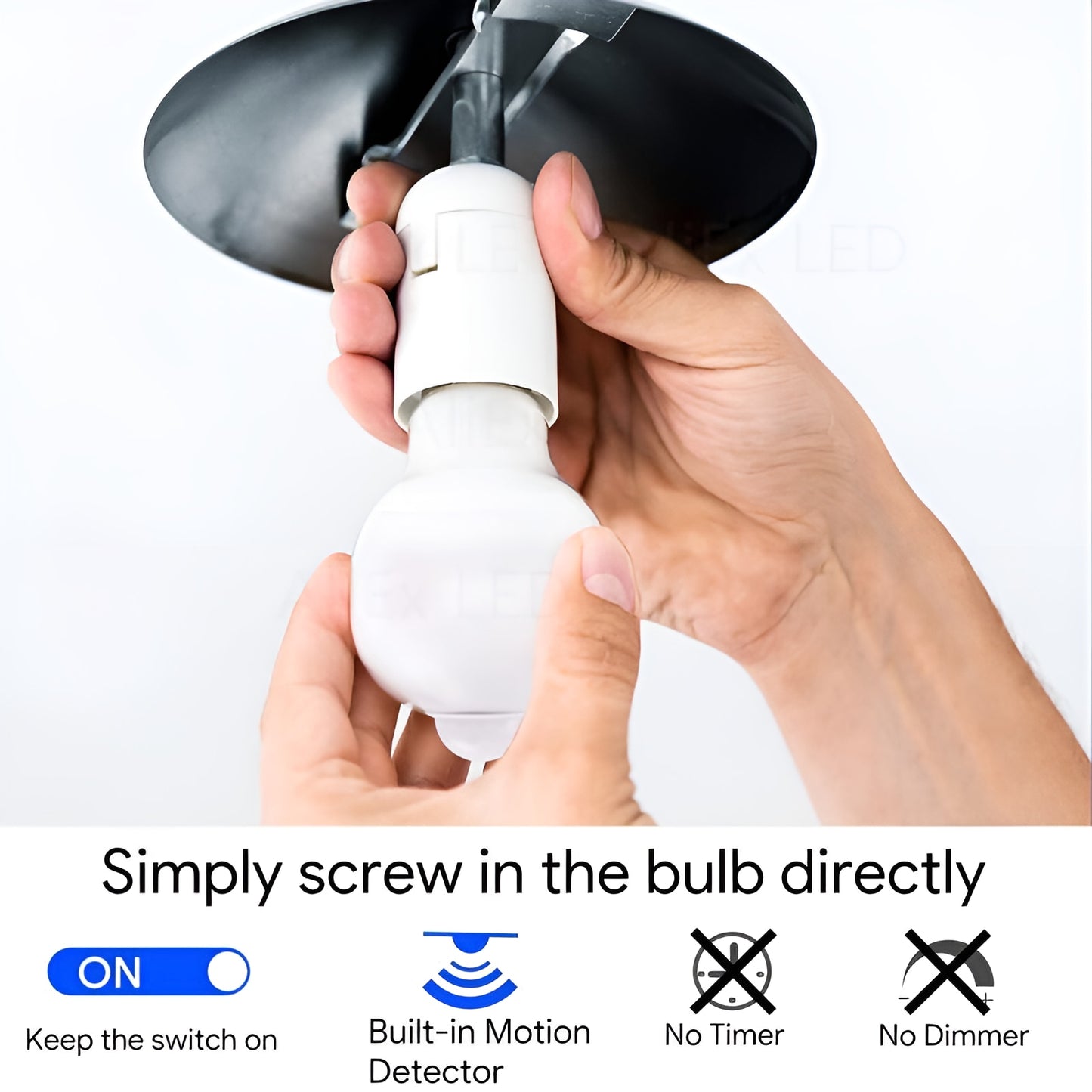 Motion Sensor LED Bulb