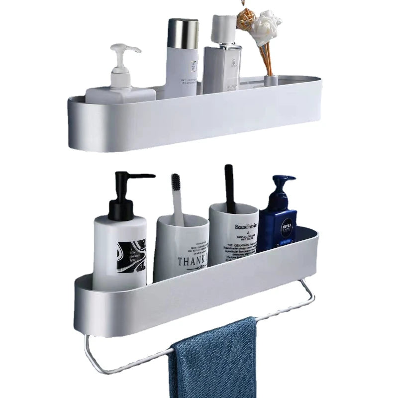 Wall Shelf Towel Holder & Shelf Rack