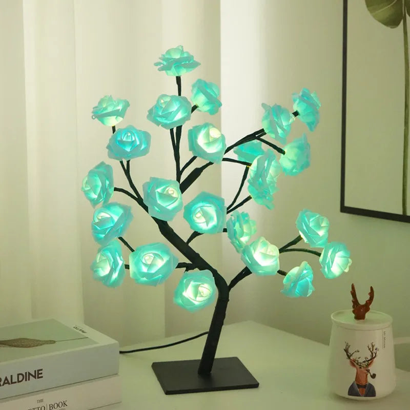 Pink Cherry Blossom 36 LED Bonsai Tree Light