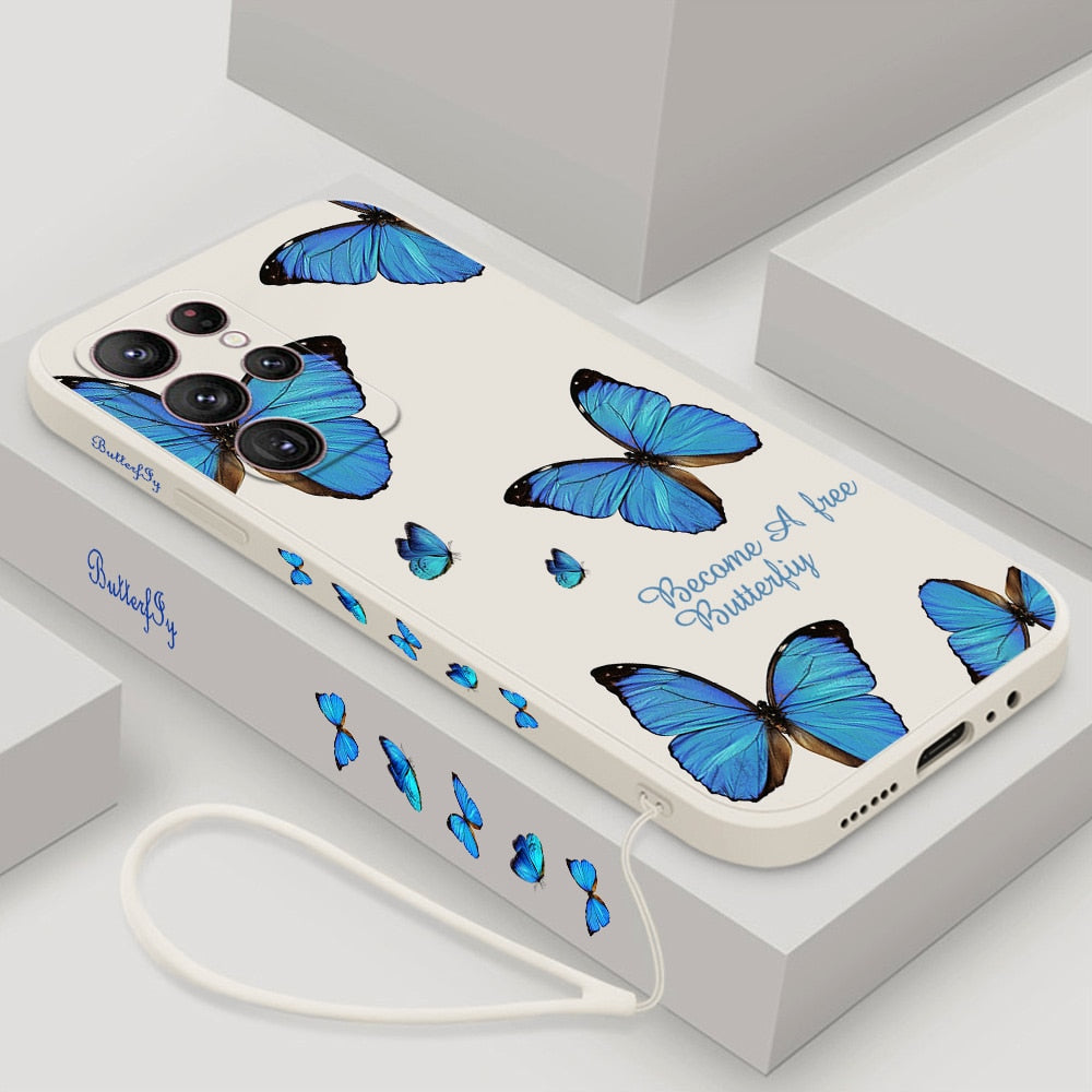 Butterfly Flower Case