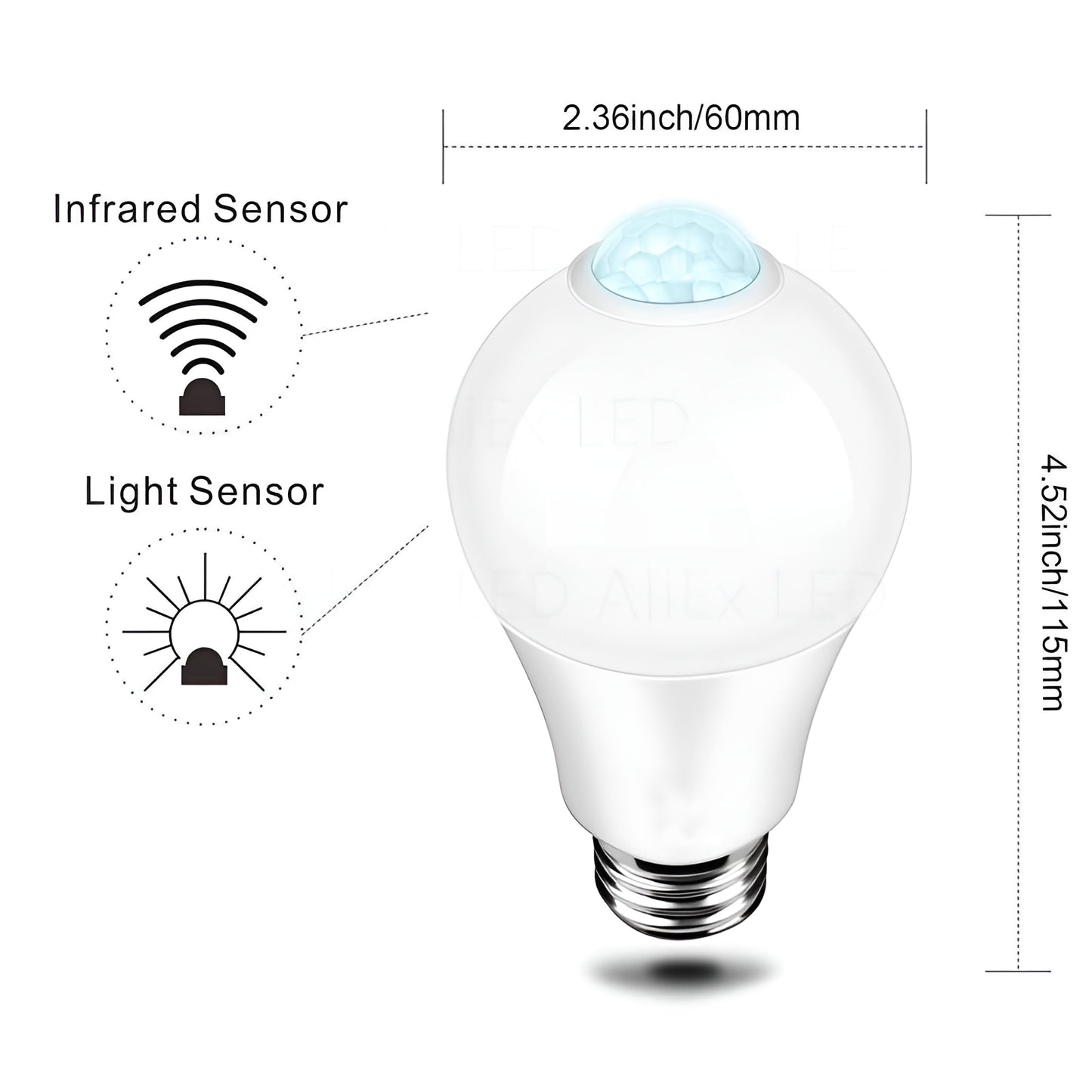Motion Sensor LED Bulb