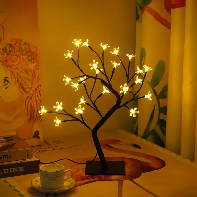 Luz LED para árbol de cerezo artificial