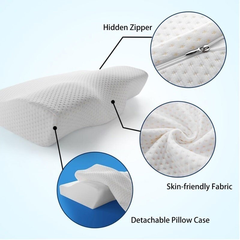Memory Foam Orthopedic Neck Pillow