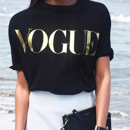 Camiseta informal de verano para mujer