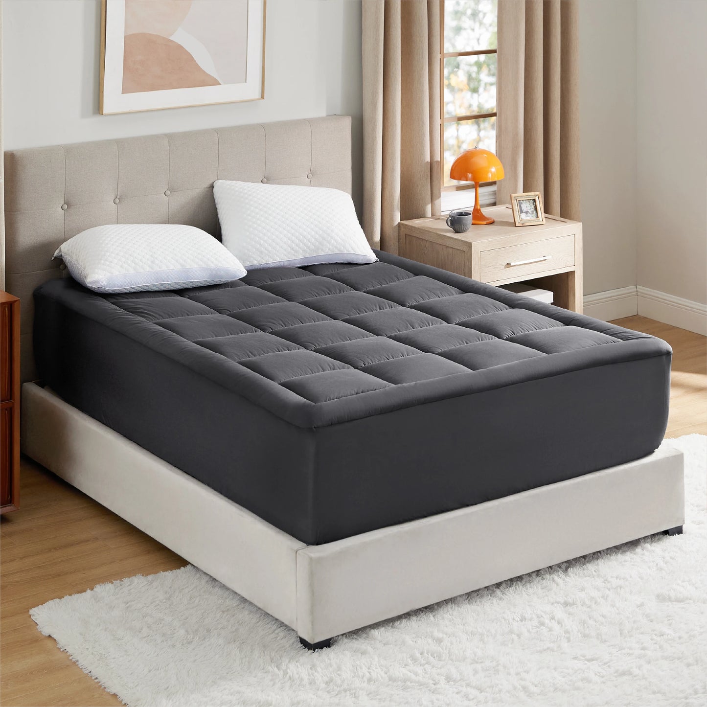 Breathable Cotton Mattress Pad Topper