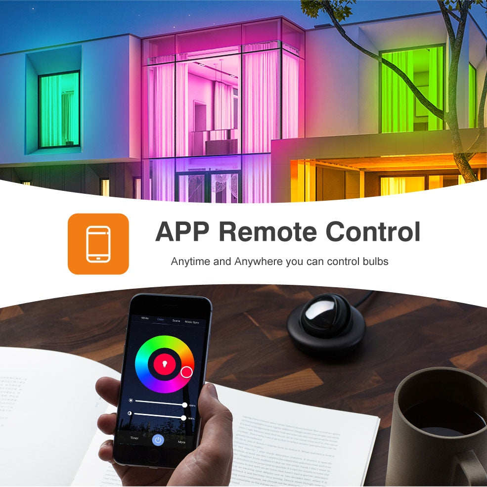 Bombilla LED inteligente Wifi/Bluetooth