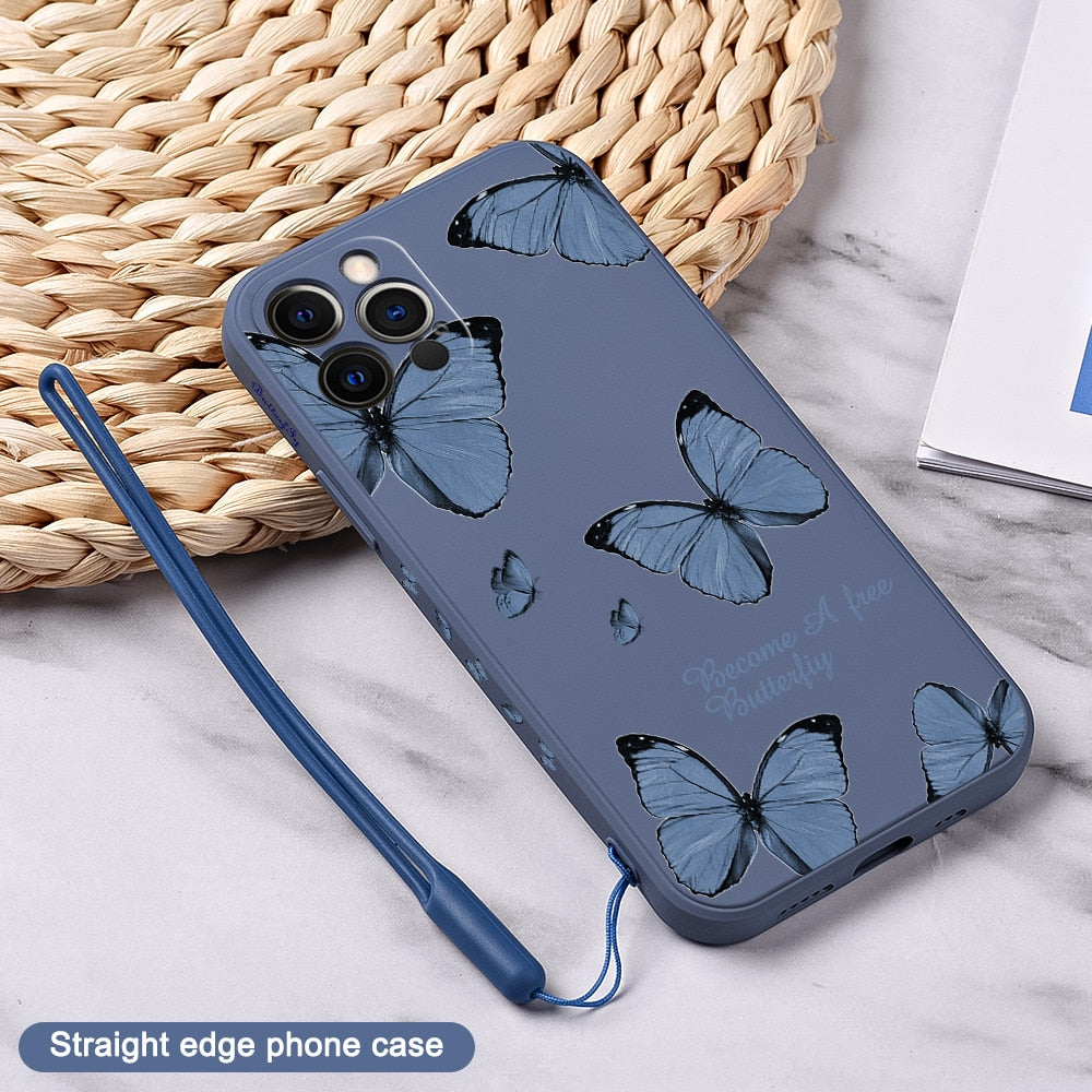 Butterfly Flower Case