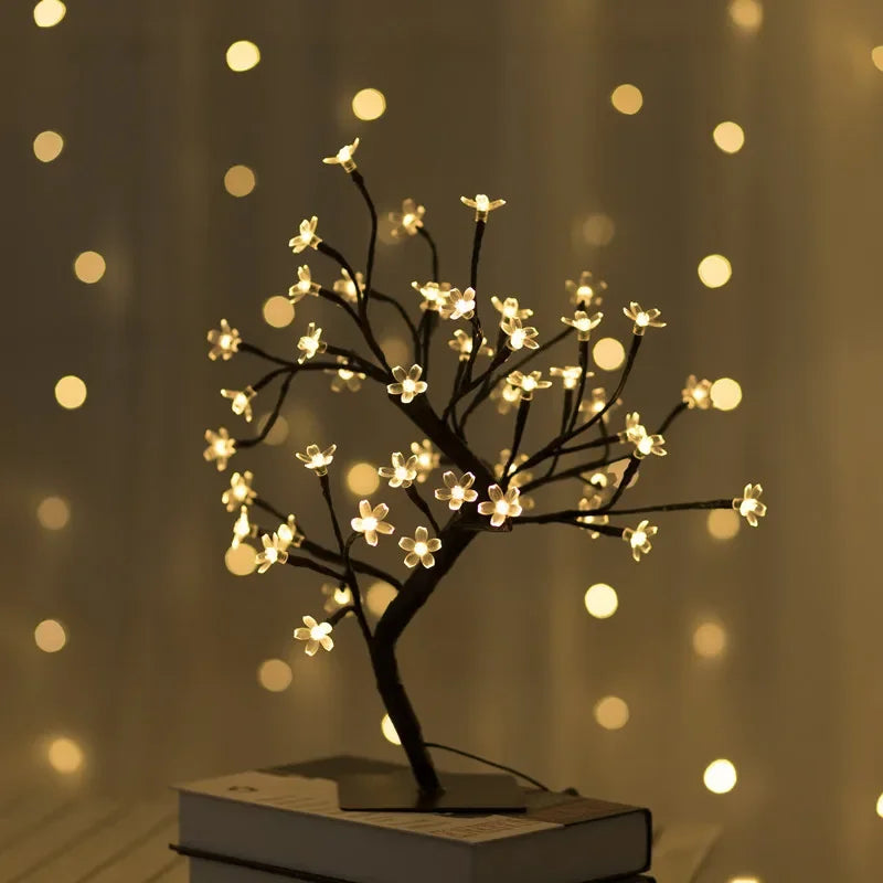 Luz LED para árbol de cerezo artificial