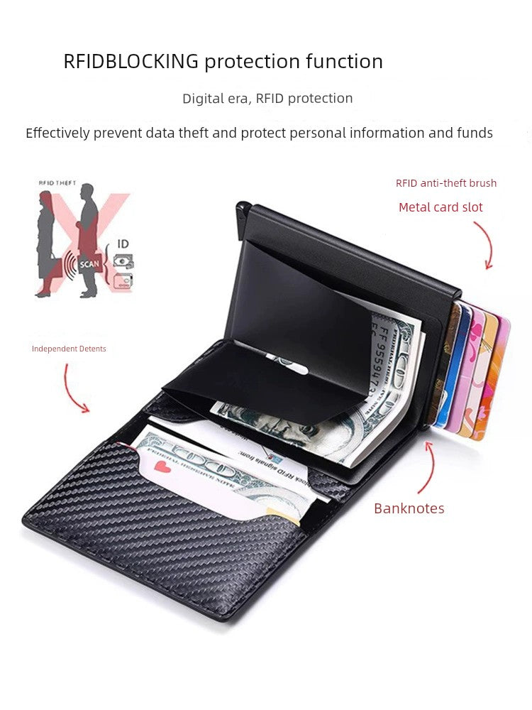 Anti-Theft RFID Automatic Card Holder