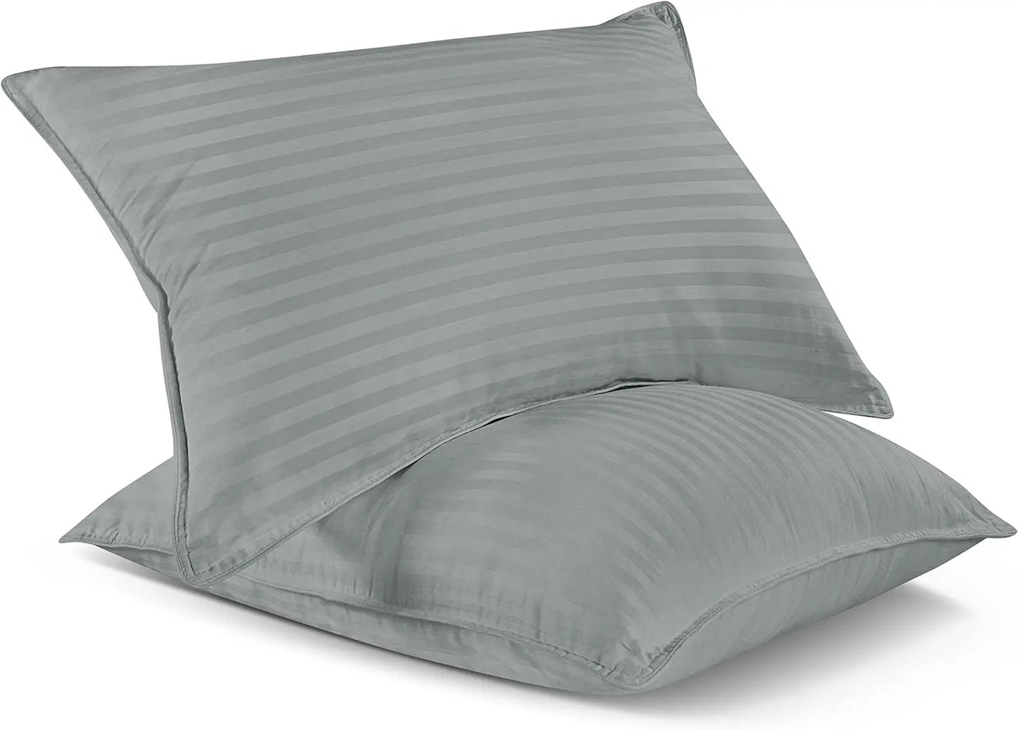 2pk King Size Bed Pillow (Gray)