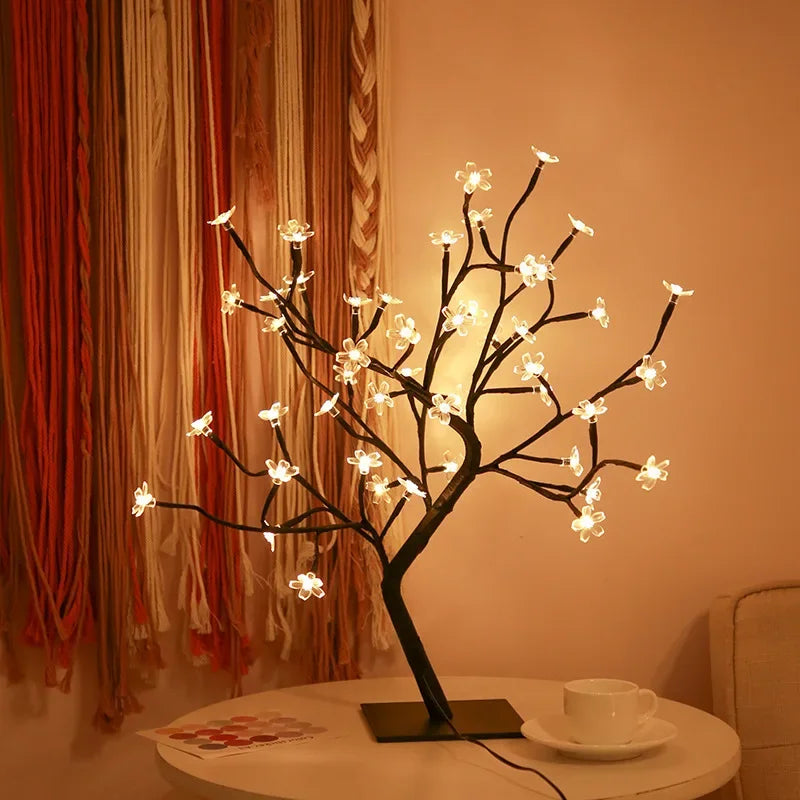Luz LED para árbol de cerezo artificial