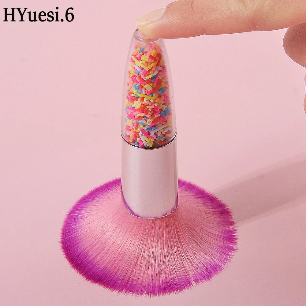 Mermaid Tail and Colorful Brushes