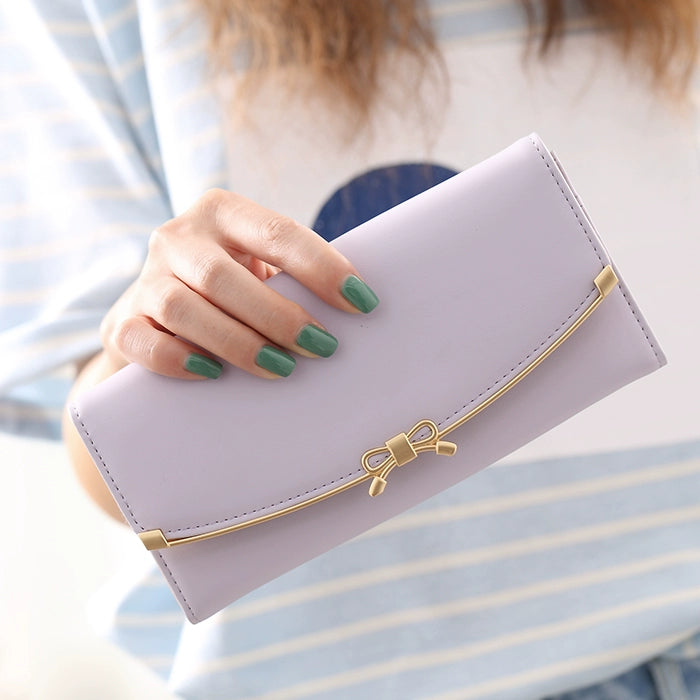 Lucky Hand-Held TriFold Long Wallet