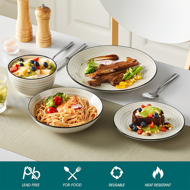 24pcs Ceramic Dinnerware Set