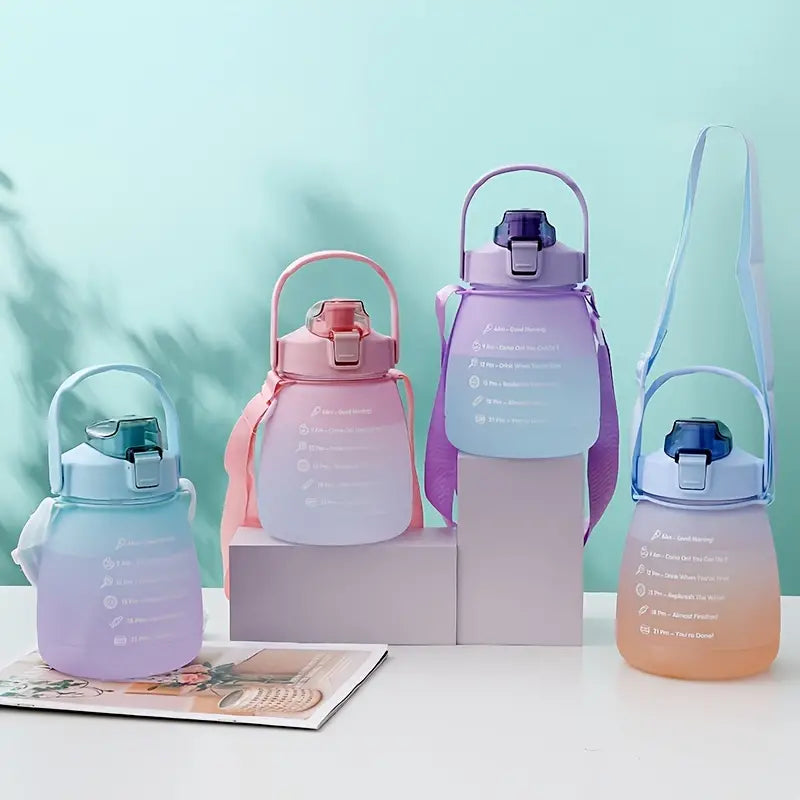 40oz Water Bottle w/ Reusable Straw