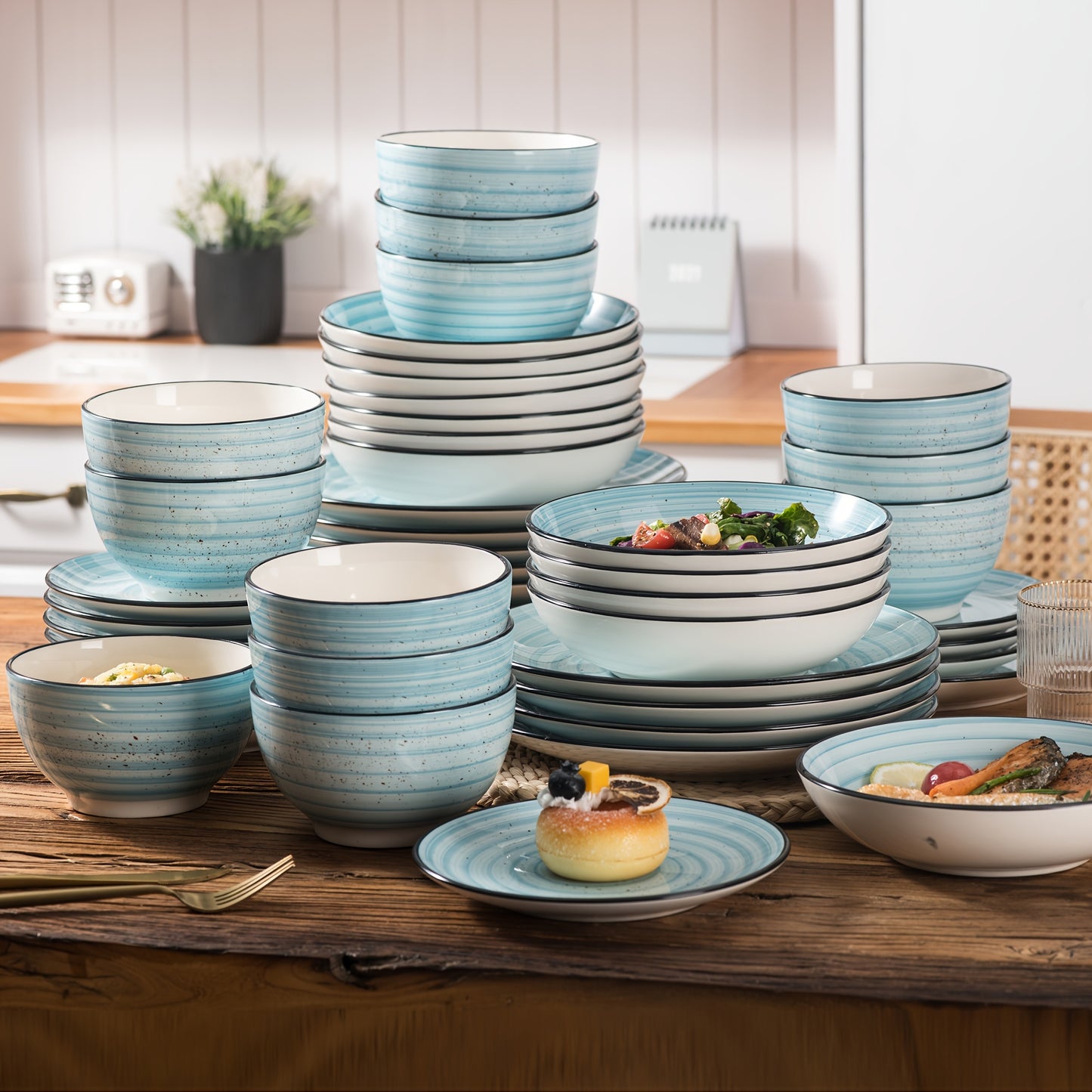 24pcs Ceramic Dinnerware Set