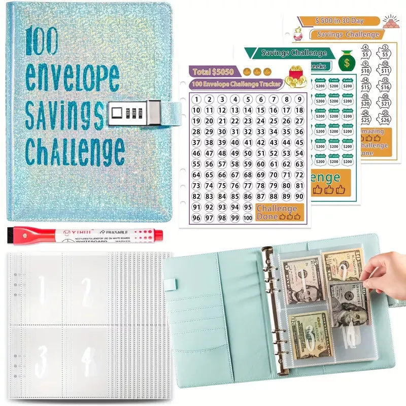 Envelope Cash Stuffing Challenges Variety Sets